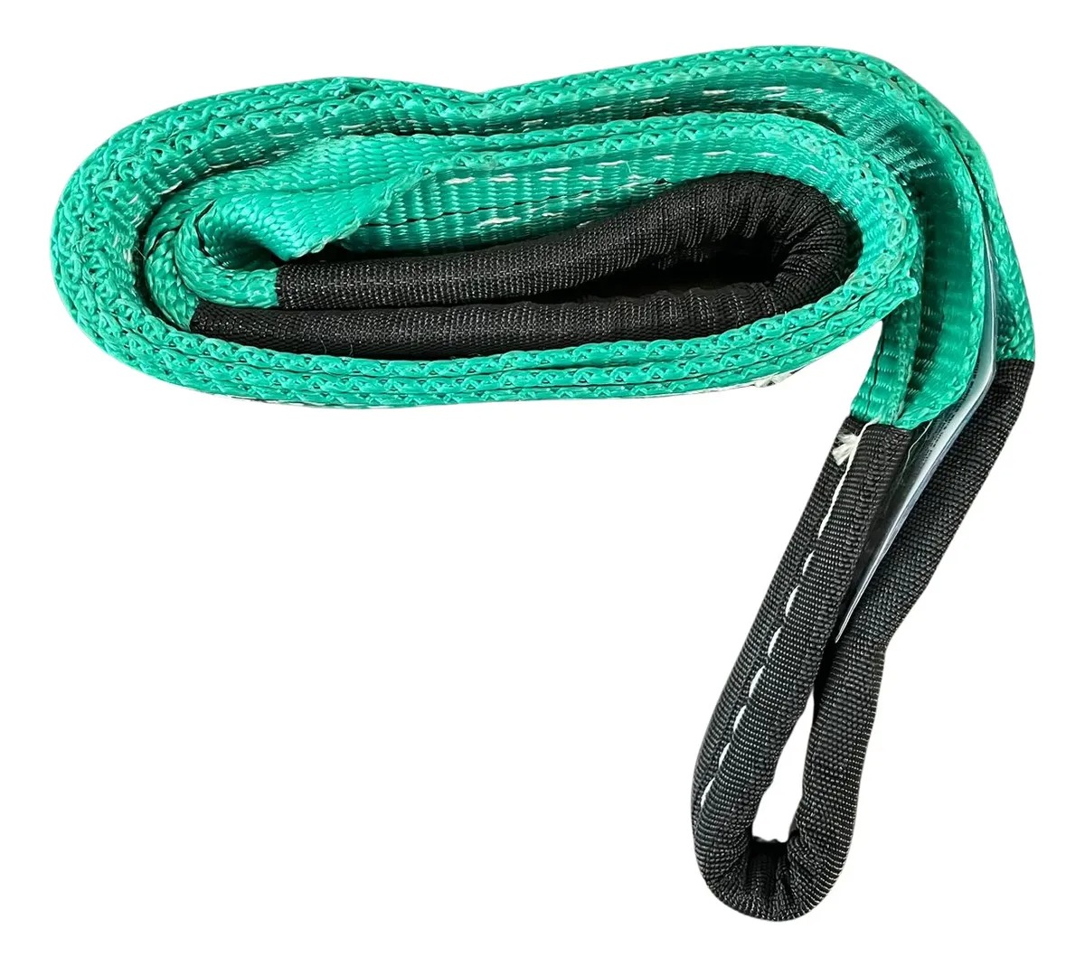 Cinta Sling Elevação Carga Içamento 2 Ton 1mt X 60mm Verde Verde - Imagem 3