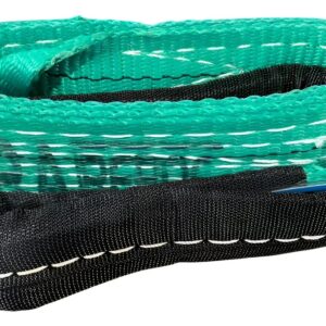 Cinta Sling Elevação Carga Içamento 2 Ton 1mt X 60mm Verde Verde