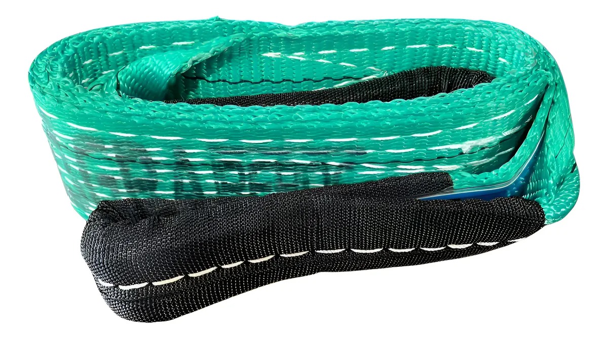 Cinta Sling Elevação Carga Içamento 2 Ton 1mt X 60mm Verde Verde