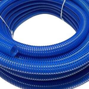 Mangueira Sucção Caminhão Pipa Duto 1.1/4 Pol 32mm 10 Metros Azul