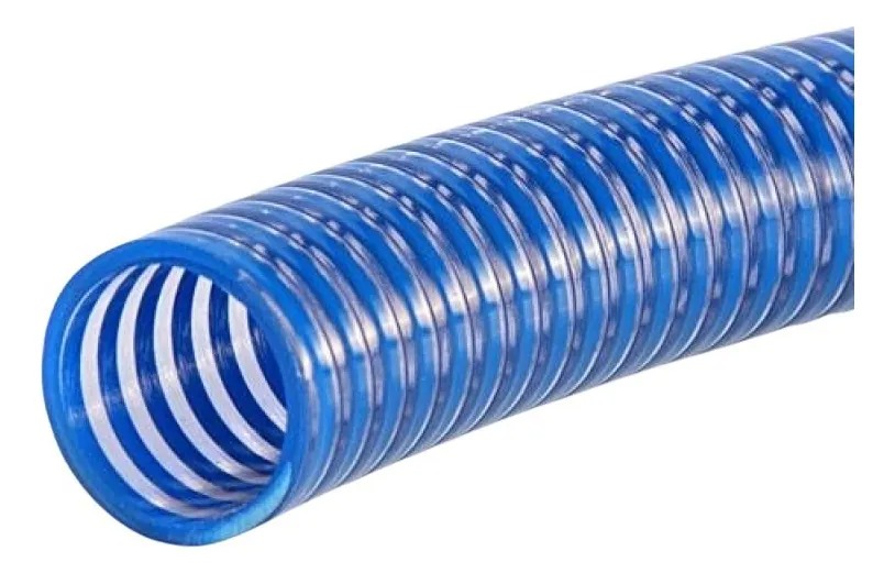 Mangueira Sucção Caminhão Pipa Duto 1.1/4 Pol 32mm 10 Metros Azul - Imagem 4