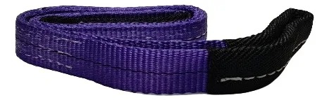 Cinta Elevação De Carga Sling 4m X 30mm X 1 Tonelada - Dupla - Imagem 3