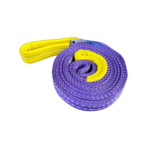 Cinta Sling Para Elevação De Carga 1 Ton X 3 Metros Cor Roxa