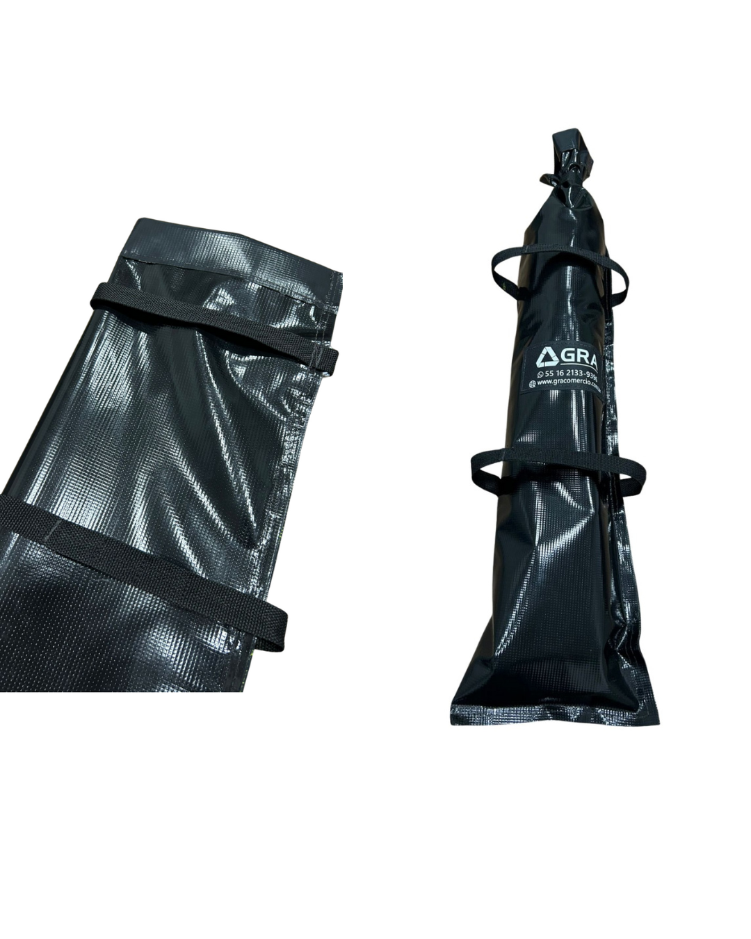 Kit 20 Unidades Peso Silobag 1,00x0,20m Ancoragem Silagem - Imagem 4