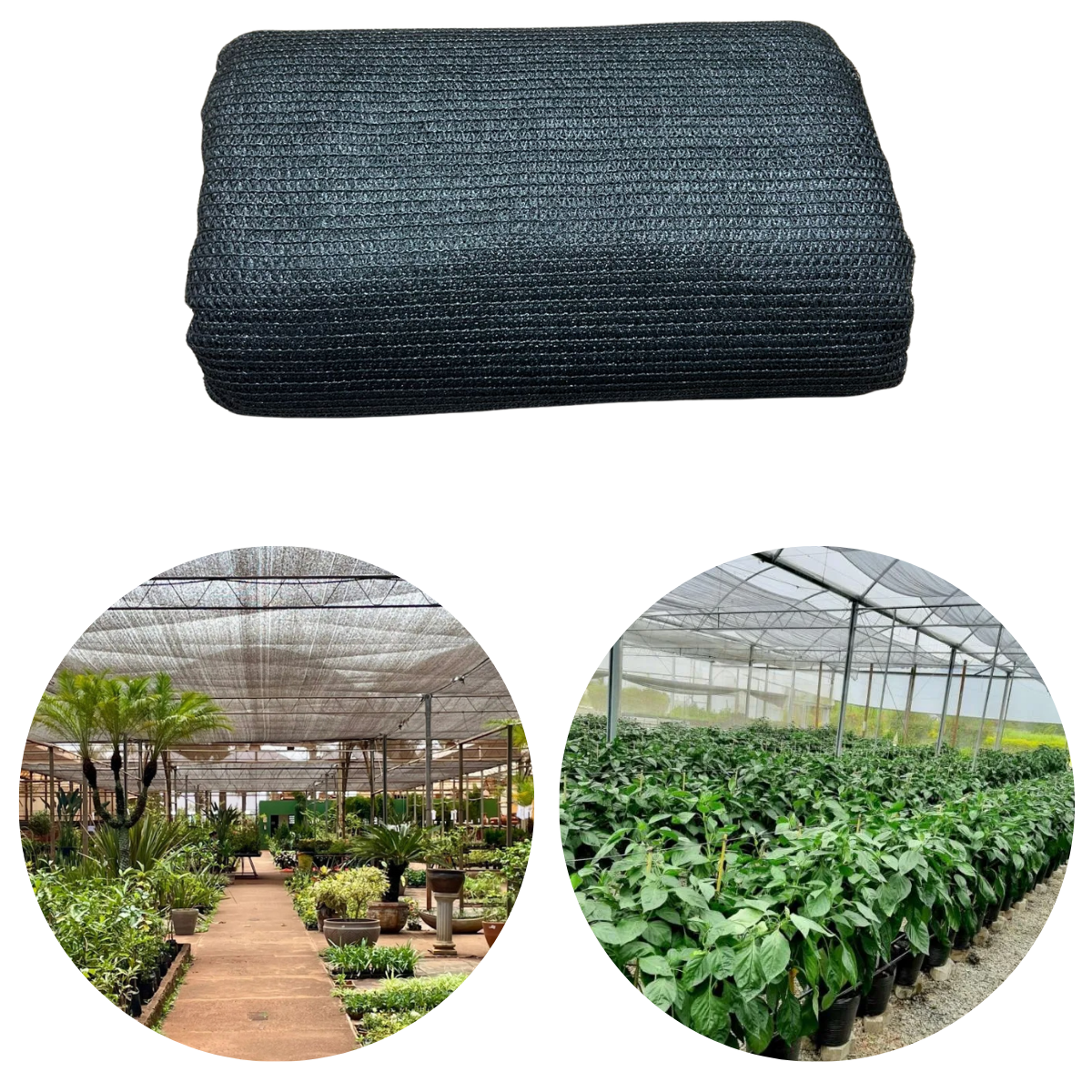 Tela Sombrite Toldo Sombreamento 50% 3x10m Para Horta Estufa - Imagem 4