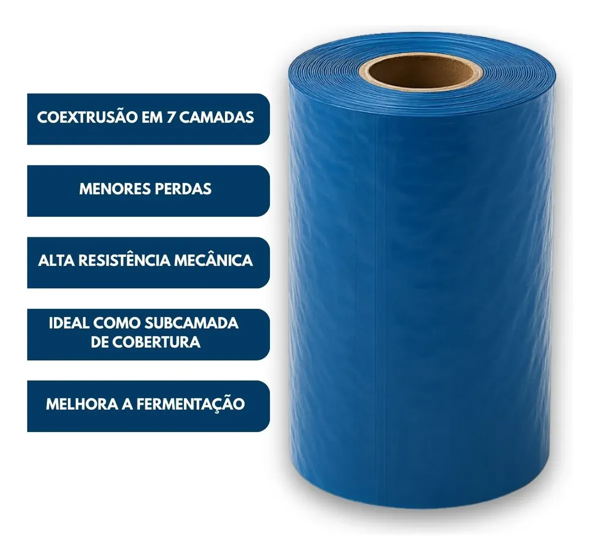 Lona Barreira De Oxigênio Evoh Para Silagem 16x25m Proteção - Imagem 3