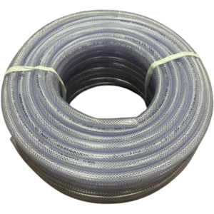 Mangueira Cristal Trançada 1/2 Polegada 2mm 250psi 10 Metros