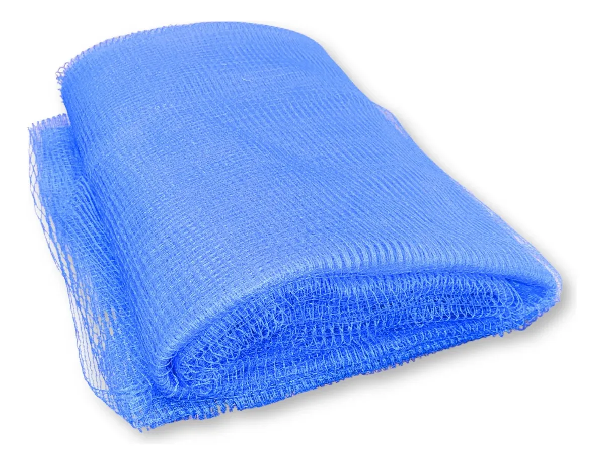 Tela Fachadeira Para Proteção Obras Construção 3x50m Azul