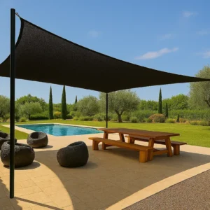 Tela Sombreamento Toldo 90% 5x2m Decorativa Pergolado Jardim